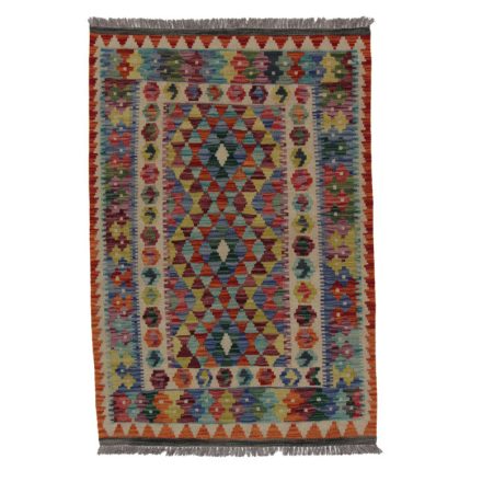 Tapis-Kilim-laine-tisse-main-Chobi-87x129-kilim-ethnique