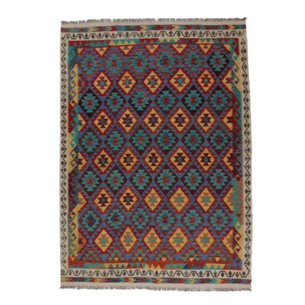 Tapis Kilim Afghan Chobi 212x294 tapis kilim tissé à la main