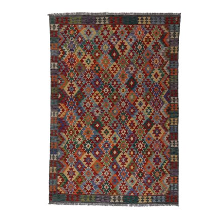 Tapis Kilim Afghan Chobi 203x296 tapis kilim tissé à la main