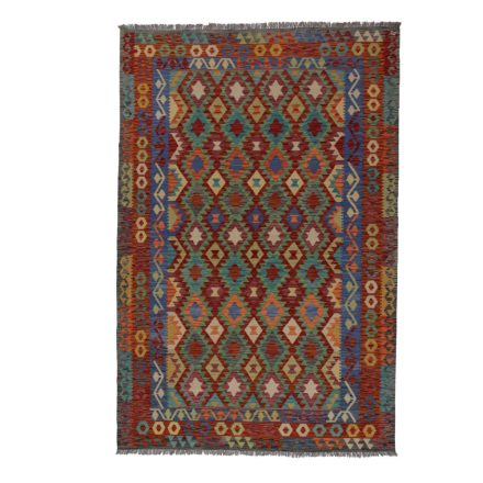 Tapis Kilim Afghan Chobi 202x300 tapis kilim tissé à la main