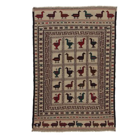 Tapis tribal kilim Adarskan 126x192 tapis mural tissé main