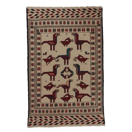 Tapis tribal kilim Adarskan 133x199 tapis mural tissé main