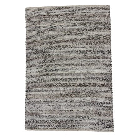 Tapis laine tissé Rustic 132x188 tapis en laine moderne de séjour ou de chambre à coucher