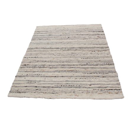 Tapis en laine de salon Rustic 141x203 tapis épais en laine naturelle