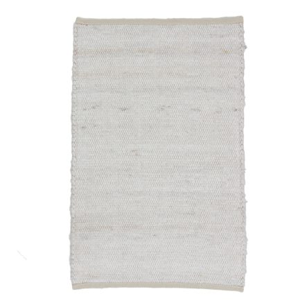 Tapis chiffon 61x96 blanc tapis de chiffon en coton