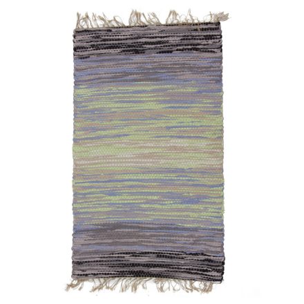 Tapis chiffon 73x123 coloré tapis de chiffon en coton