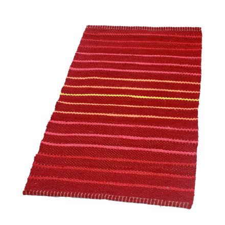 Tapis chiffon 60x120 bordeaux tapis de chiffon en coton