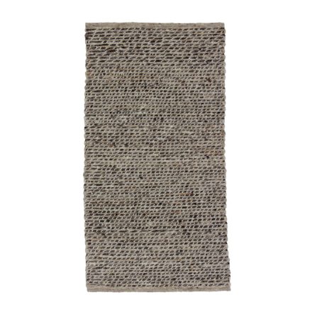 Tapis laine tissé Rustic 69x136 tapis en laine moderne de séjour ou de chambre à coucher