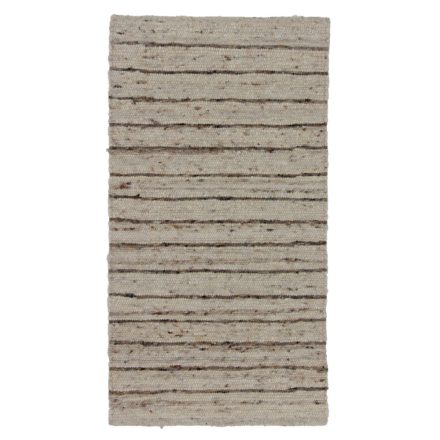 Tapis laine tissé Rustic 70x130 tapis en laine moderne de séjour ou de chambre à coucher