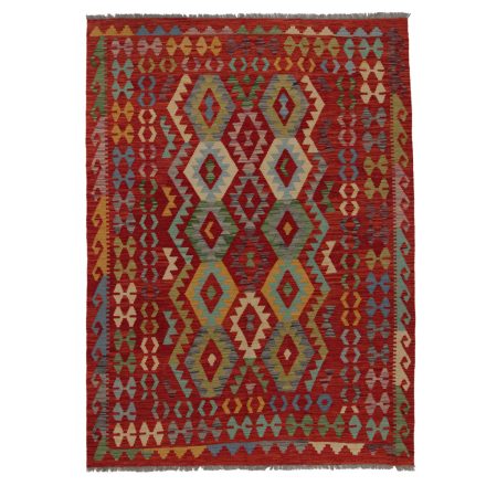 Tapis kilim authentique Chobi 244x179 kilim en laine afghane tissé main