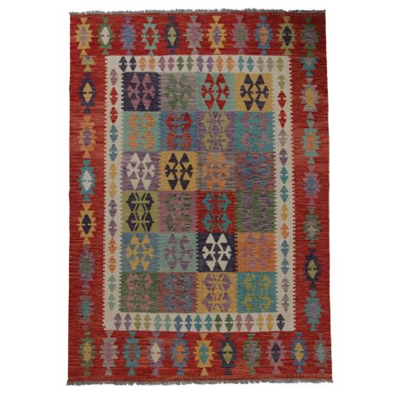 Tapis kilim authentique Chobi 251x179 kilim en laine afghane tissé main