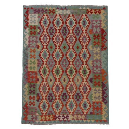 Tapis kilim ethnique Chobi 238x175 kilim en laine afghane tissé main