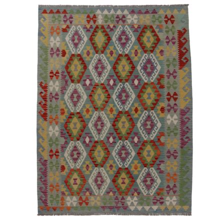 Tapis Kilim Chobi 237x181 kilim en laine afghane tissé main