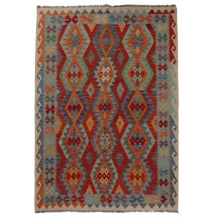 Tapis kilim authentique Chobi 241x176 kilim en laine afghane tissé main