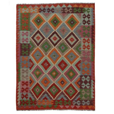 Tapis Kilim Chobi 243x178 kilim en laine afghane tissé main