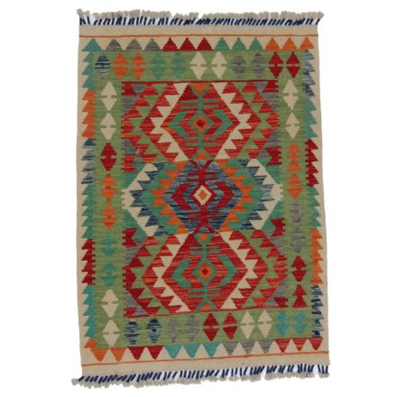 Kilim ethnique Chobi 119x86 Tapis Kilim afghan tissé main