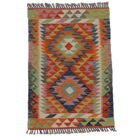 Kilim ethnique Chobi 124x88 Tapis Kilim afghan tissé main