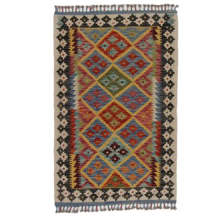 Tapis Kilim Chobi 129x83 Kilim afghan en laine tissé à la main