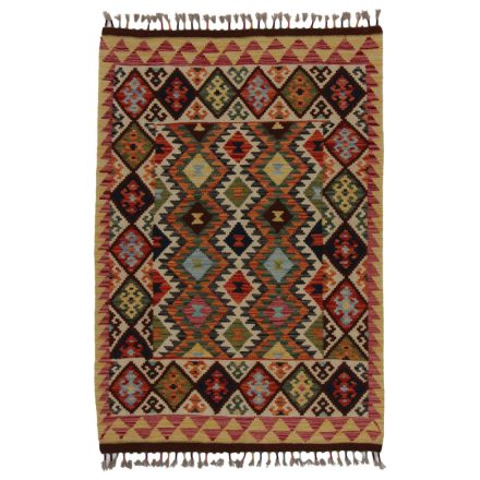 Tapis Kilim Chobi 144x103 Kilim afghan en laine tissé à la main