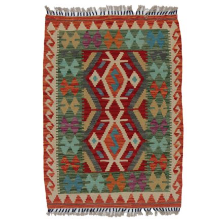 Tapis Kilim Chobi 120x87 Kilim afghan en laine tissé à la main