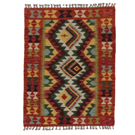 Tapis Kilim Chobi 114x88 Kilim afghan en laine tissé à la main