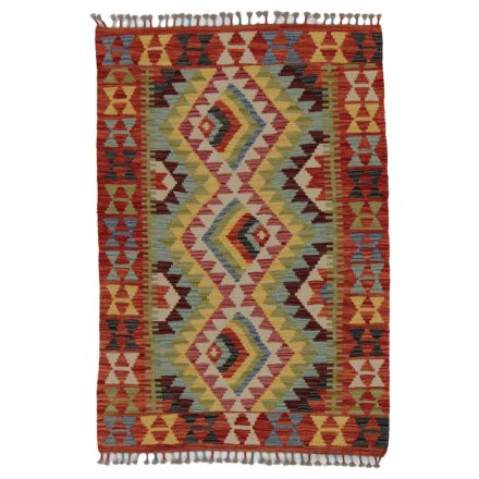 Tapis Kilim Chobi 126x86 Kilim afghan en laine tissé à la main