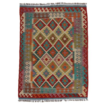 Kilim ethnique Chobi 206x153 Tapis Kilim afghan tissé main