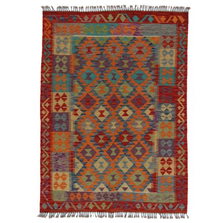 Tapis Kilim Chobi 207x153 Kilim afghan en laine tissé à la main