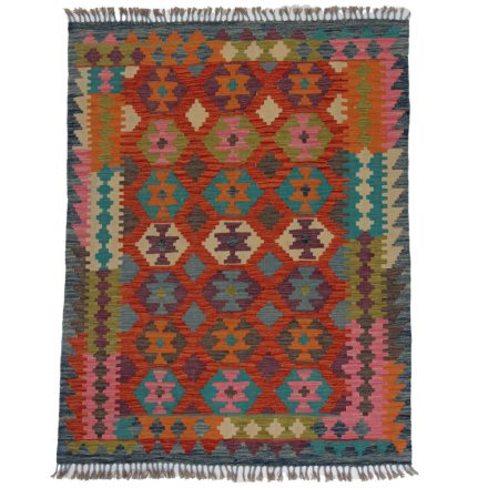 Tapis Kilim Chobi 180x140 Kilim afghan en laine tissé à la main