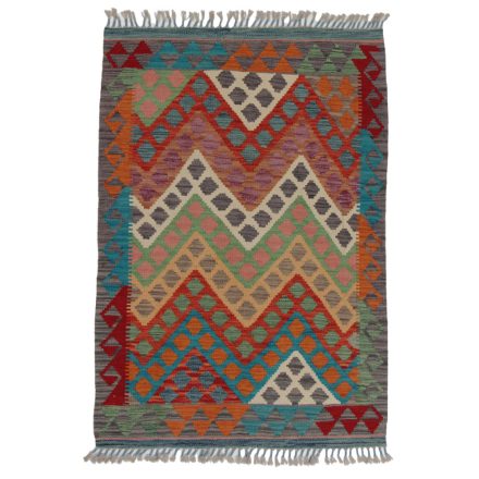 Tapis Kilim Chobi 144x99 Kilim afghan en laine tissé à la main