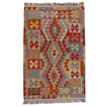 Tapis Kilim Chobi 152x101 Kilim afghan en laine tissé à la main