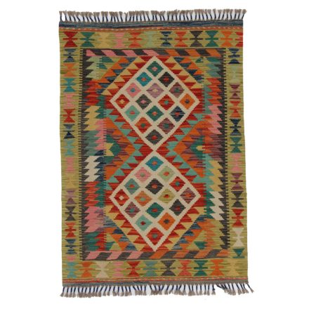 Tapis Kilim tissé main 131x93 Kilim afghan en laine