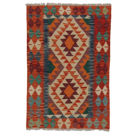 Tapis Kilim Chobi 114x77 Kilim afghan en laine tissé à la main