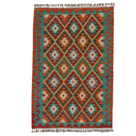 Tapis Kilim Chobi 149x103 Kilim afghan en laine tissé à la main