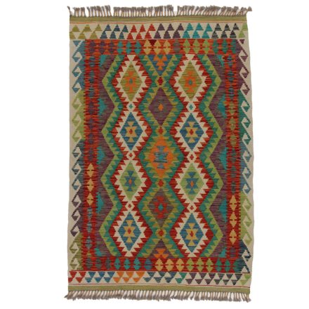 Tapis Kilim Chobi 162x109 Kilim afghan en laine tissé à la main