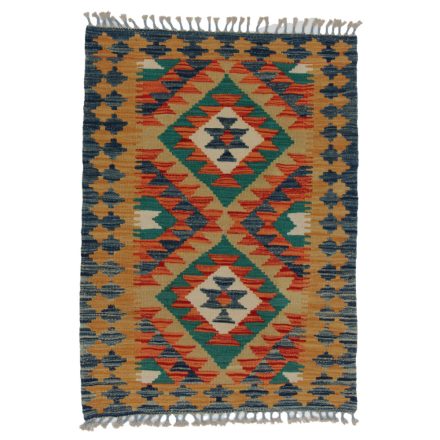 Tapis Kilim Chobi 111x81 Kilim afghan en laine tissé à la main