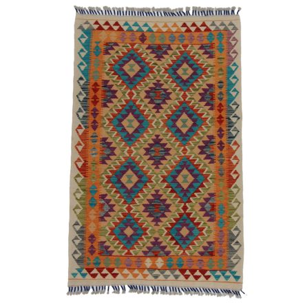 Tapis Kilim Chobi 151x96 Kilim afghan en laine tissé à la main