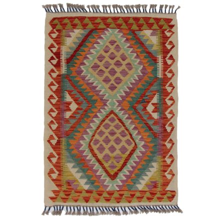 Tapis Kilim Chobi 115x81 Kilim afghan en laine tissé à la main