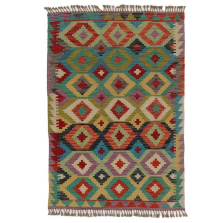 Tapis Kilim tissé main 147x103 Kilim afghan en laine