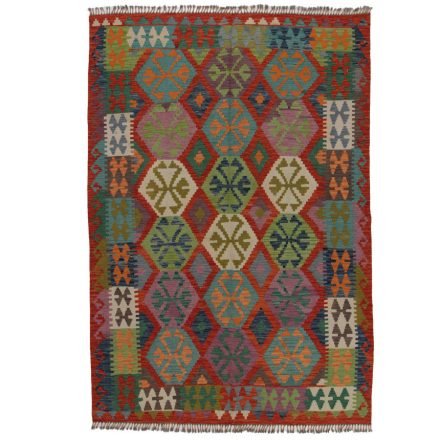 Tapis Kilim tissé main Chobi 202x288 tapis Kilim afghan