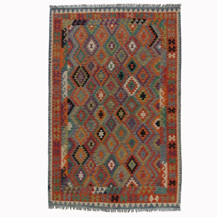 Tapis Kilim tissé main Chobi 202x306 tapis Kilim afghan