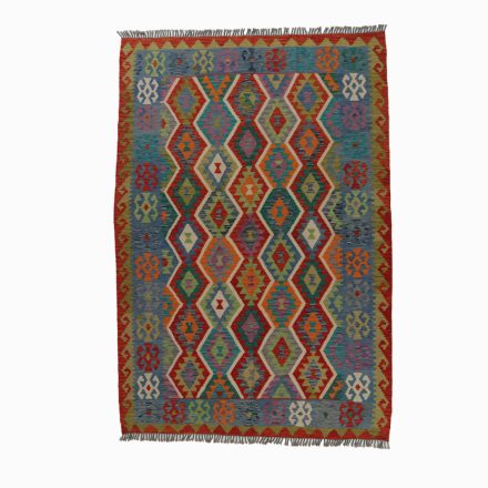 Tapis Kilim tissé main Chobi 211x302 tapis Kilim afghan