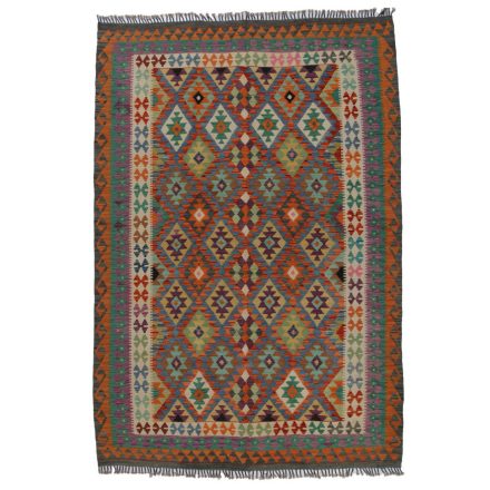 Tapis Kilim tissé main Chobi 203x294 tapis Kilim afghan