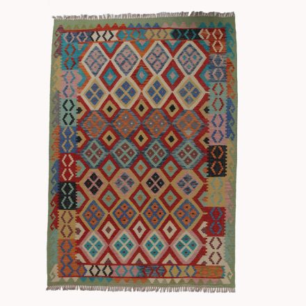 Tapis Kilim tissé main Chobi 205x293 tapis Kilim afghan