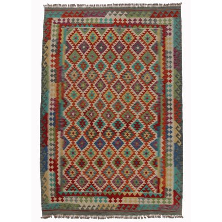 Tapis Kilim tissé main Chobi 202x293 tapis Kilim afghan