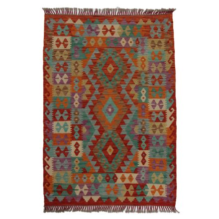 Tapis Kilim Chobi 149x105 Kilim afghan en laine tissé à la main