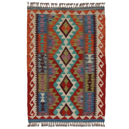 Tapis Kilim tissé main 126x88 Kilim afghan en laine tissé à la main