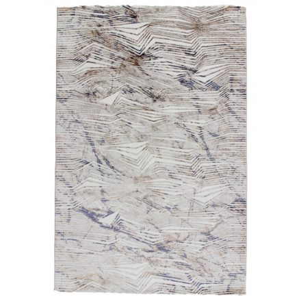 Tapis moderne beige brun bleu NADIM 80x150 Tapis salon, tapis chambre