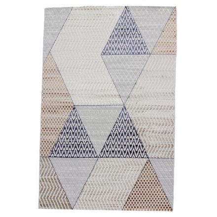 Tapis moderne beige brun bleu MELIS 200x300 Tapis salon, tapis chambre