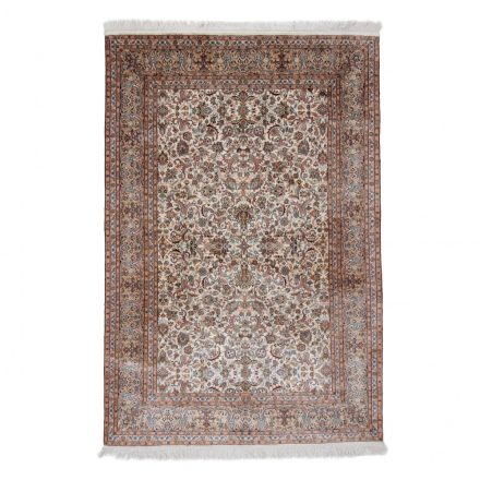 Tapis de soie Kashmiri Silk 126x186 tapis persan noué à la main